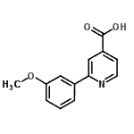 CAS#: 100004-95-3, 2-(3-Methoxyphenyl)Pyridine-4-Carboxylic Acid