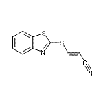 CAS#: 10004-56-5, (2E)-3-(1,3-Benzothiazol-2-Ylsulfanyl)Acrylonitrile