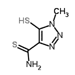 CAS#: 100097-69-6, 1-Methyl-5-Sulfanyl-1H-1,2,3-Triazole-4-Carbothioamide