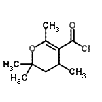 CAS#: 100131-29-1, 2,2,4,6-Tetramethyl-3,4-Dihydro-2H-Pyran-5-Carbonyl Chloride