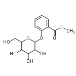 CAS 登录号：10019-60-0， 2-(己糖吡喃糖苷氧基)苯甲酸甲酯