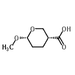 CAS#: 100190-16-7, (3R,6R)-6-Methoxytetrahydro-2H-Pyran-3-Carboxylic Acid