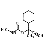 CAS 登录号：100252-21-9， 2-环己基-3-丁炔-2-基甲基氨基甲酸酯