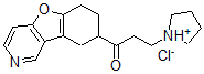CAS#: 100365-96-6, 3-Pyrrolidin-1-Ium-1-Yl-1-(6,7,8,9-Tetrahydro-[1]Benzoxolo[3,2-c]Pyridin-8-Yl)Propan-1-One Chloride