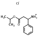 CAS#: 100369-82-2, 3-Isopropoxy-3-Oxo-1-Phenyl-1-Propanaminium Chloride