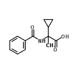 CAS 登录号：100372-53-0， 2-(苯甲酰基氨基)-2-环丙基丙酸