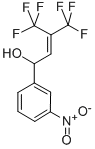 CAS 登录号:100482-54-0, 1-(3-硝基苯基)-4,4,4-三氟-3-三氟甲基-2-丁烯-1-醇