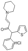 CAS 登录号:100482-68-6, 1-苯基-4-哌啶-1-(2-噻吩基)-3-丁烯-2-酮盐酸盐