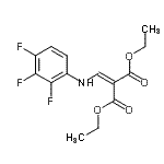 CAS#: 100501-60-8, Diethyl {[(2,3,4-Trifluorophenyl)Amino]Methylene}Malonate