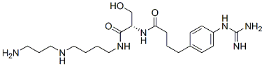 CAS#: 100511-49-7, 10-(N-(4-(4-Guanidinophenyl)butanoyl)-L-seryl)-1,5,10-triazadecane