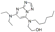 CAS#: 100557-06-0, 2-[(4-Diethylamino-1,5,7,9-Tetrazabicyclo[4.3.0]Nona-2,4,6,8-Tetraen-2-Yl)-Hexyl-Amino]Ethanol