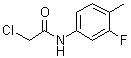 CAS 登录号：100599-62-0， 2-氯-N-(3-氟-4-甲基苯基)乙酰胺