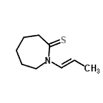 CAS#: 1006-85-5, 1-[(1E)-1-Propen-1-Yl]-2-Azepanethione