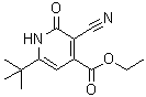 CAS#: 100616-09-9, 3-Cyano-6-(1,1-Dimethylethyl)-1,2-Dihydro-2-Oxo-4-Pyridinecarboxylic Acid Ethyl Ester
