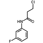 CAS 登录号：100638-26-4， 3-氯-N-(3-氟苯基)丙酰胺