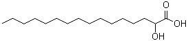 CAS 登录号：10067-06-8， 2-羟基十六烷酸