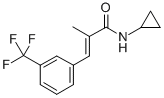 CAS#: 100908-63-2, N-Cyclopropyl-alpha-Methyl-M-Trifluoromethylcinnamamide