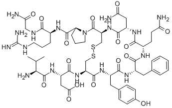 CAS#: 100930-18-5, N-(N-L-Valyl-L-alpha-Aspartyl)-8-L-Arginine-9-Glycine-Vasopressin