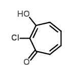 CAS 登录号：100949-20-0， 2-氯-3-羟基-2,4,6-环庚三烯-1-酮