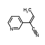 CAS#: 101001-92-7, (2E)-2-(3-Pyridinyl)-2-Butenenitrile
