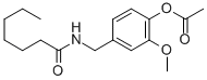 CAS 登录号:101030-69-7, N-庚酰-香草胺乙酸盐