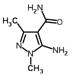 CAS#: 101080-17-5, 5-Amino-1,3-Dimethyl-1H-Pyrazole-4-Carboxamide