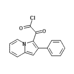 CAS#: 101081-39-4, Oxo(2-Phenyl-3-Indolizinyl)Acetyl Chloride
