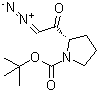 CAS#: 101130-03-4, 2-Methyl-2-Propanyl (2S)-2-(Diazoacetyl)-1-Pyrrolidinecarboxylate