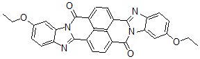 CAS 登录号：10114-60-0， 2,11-二乙氧基二苯并咪唑并[2,1-b:2',1'-I]苯并[lmn][3,8]菲咯啉-8,17-二酮