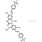 CAS#: 10114-63-3, Disodium 4,4'-{Carbonylbis[Imino(5-Methoxy-2-Methyl-4,1-Phenylene)-2,1-Diazenediyl]}Dibenzenesulfonate