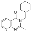 CAS#: 101204-88-0, 2-Methyl-3-(piperidinomethyl)pyrido(2,3-d)pyrimidin-4(3H)-one