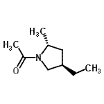 CAS#: 101347-72-2, 1-[(2R,4R)-4-Ethyl-2-Methyl-1-Pyrrolidinyl]Ethanone