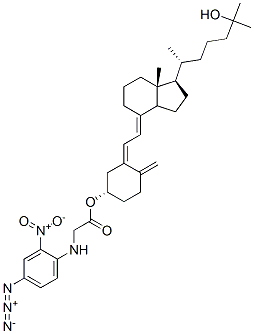 CAS 登录号：101396-04-7， 25-羟基维他命D33-(N-(4-叠氮基-2-硝基苯基)甘氨酸酯)