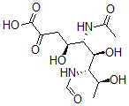 CAS 登录号：101410-16-6， 5-乙酰氨基-3,5,7,9-四脱氧-7-甲酰氨基-L-甘油-L-甘露-壬酮糖酸