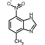 CAS#: 101420-63-7, 4-Methyl-7-Nitro-1H-Benzimidazole