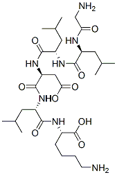 CAS#: 101510-87-6, (2S)-6-Amino-2-[[(2S)-2-[[(2S)-2-[[(2S)-2-[[(2S)-2-[(2-Aminoacetyl)Amino]-4-Methyl-Pentanoyl]Amino]-4-Methyl-Pentanoyl]Amino]-3-Carboxy-Propanoyl]Amino]-4-Methyl-Pentanoyl]Amino]Hexanoic Acid