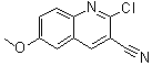 CAS#: 101617-91-8, 2-Chloro-6-Methoxy-3-Quinolinecarbonitrile
