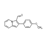 CAS#: 101624-26-4, 2-(4-Methoxyphenyl)-3-Indolizinecarbaldehyde