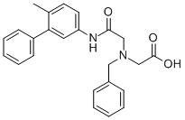 CAS#: 101626-78-2, N-Benzyl-N-(6-Methyl-1,1'-Biphenyl-3-Ylcarbamoylmethyl)-Glycine
