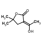 CAS 登录号：101654-51-7， (3E)-3-(1-羟基乙亚基)-5,5-二甲基二氢-2(3H)-呋喃酮
