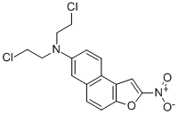 CAS 登录号:101688-02-2, 7-(二(2-氯乙基)氨基)-2-硝基萘并(2,1-b)呋喃