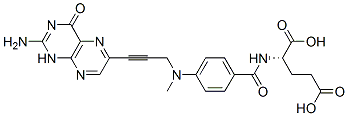 CAS#: 101760-45-6, (2S)-2-[[4-[(2-Amino-4-Oxo-1H-Pteridin-6-Yl)Methyl-Prop-2-Ynylamino]Benzoyl]Amino]Pentanedioic Acid