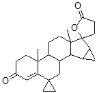 CAS 登录号:101765-35-9, 6,6-乙烯-15,16-亚甲基-3-氧代-17-孕甾-4-烯-2,17-己内酯