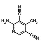CAS#: 101810-71-3, 2-Amino-4-Methyl-3,5-Pyridinedicarbonitrile