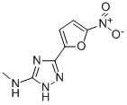 CAS 登录号:10187-84-5, N-甲基-5-(5-硝基呋喃-2-基)-1H-1,2,4-三唑-3-胺