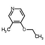 CAS 登录号：101870-21-7， 4-乙氧基-3-甲基吡啶