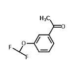 CAS 登录号：101975-23-9， 1-[3-(二氟甲氧基)苯基]乙酮