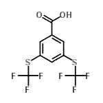 CAS#: 102117-40-8, 3,5-Bis[(Trifluoromethyl)Sulfanyl]Benzoic Acid