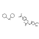 CAS#: 102185-42-2, Dicyclohexylammonium 2-(tert-butoxycarbonylamino)-3-(4-nitrophenyl)propanoate