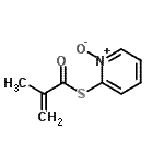 CAS#: 102193-42-0, S-(1-Oxido-2-Pyridinyl) 2-Methyl-2-Propenethioate